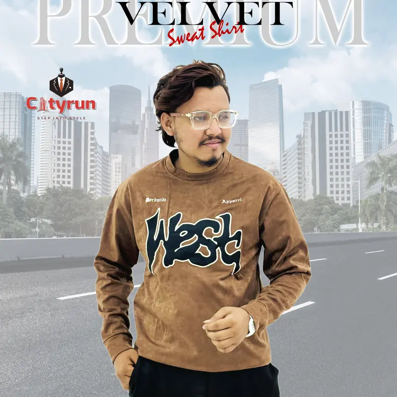 👕 Velvet Sweatshirt